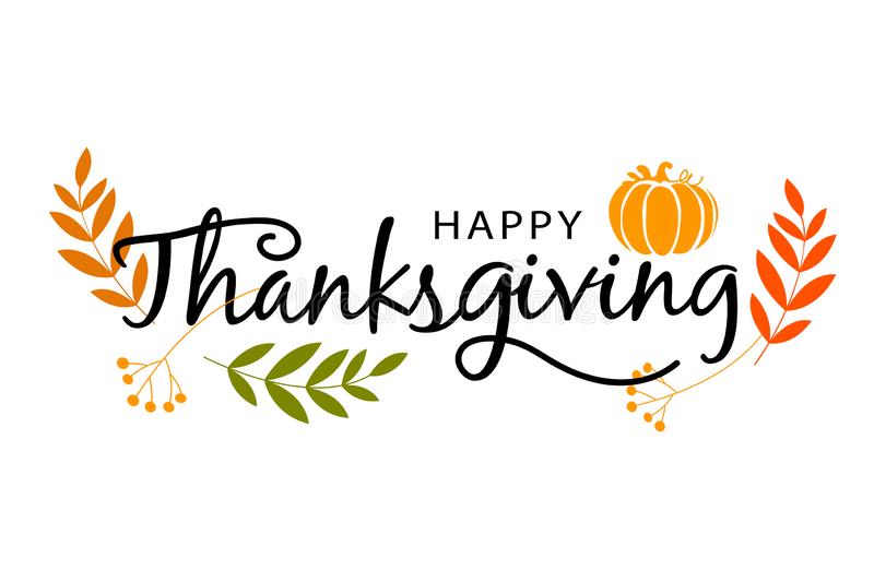 Thanksgiving Break Nov. 22nd-24th and Teacher Prep Day Dec. 1st